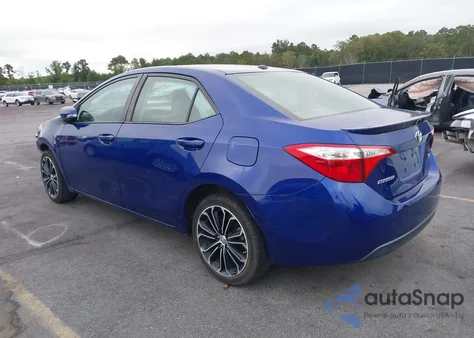 2014 Toyota Corolla S Plus z USA, uszkodzony, nr VIN 2T1BURHE9EC066979